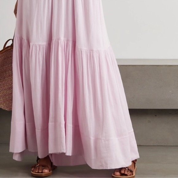 Isabel Marant Summer Dress Katici Light Pink NWT 36 Cotton/ Silk, Retail $1742 - Picture 4 of 10